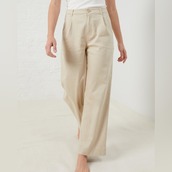 UpWest EcoHemp Tencel High-Rise Pleated Pant R161-16 UW9 - Picture 2 of 6